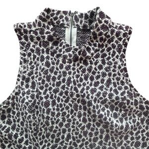 Anthropology Akemi + Kin Animal Print Going Out Top Size Medium